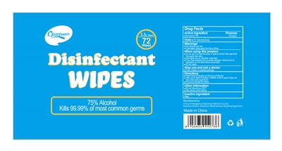 72 Wipes Label (Label 9)
